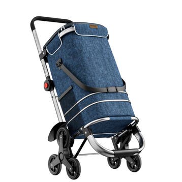 Boodschappentrolley 2in1 Blauw (Koffers Tassen), Verzenden, Nieuw