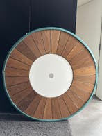 Extremis Pantagruel tuintafel picknicktafel met HOGE KORTING, Zo goed als nieuw, Rond, Aluminium