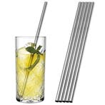 GGM Gastro | (50 stuks) RVS rietjes - recht - 200mm - ø 8mm, Verzenden