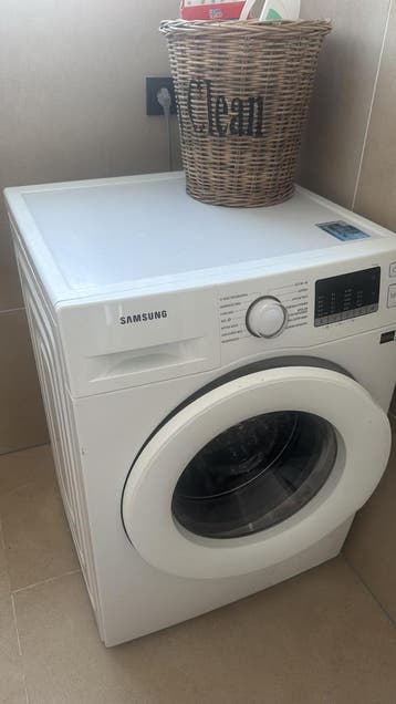 Samsung WW70TA049TE EcoBubble wasmachine – 7 kg, Ophalen, Zo goed als nieuw, Voorlader, Kort programma