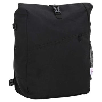 vidaXL Fietstas Zwart 33 x 16 x 60 cm Polyester, Verzenden, Nieuw