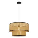 Rotan hanglamp bruin, Kirsten, Huis en Inrichting, Overige materialen, Nieuw, Ophalen of Verzenden, Landelijk