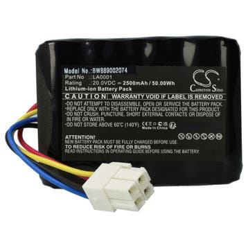 Landxcape LA0002 / LA0001 accu 20V 2.5Ah - 2500mAh, Ophalen of Verzenden, Nieuw