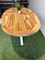 Schitterende nieuwe Lifestyle Bradford tuintafel – 220 x 120, Tuin en Terras, Nieuw, Ovaal, Teakhout