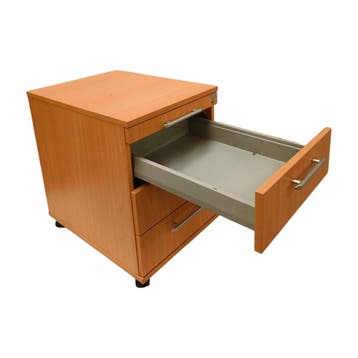 Ladeblok, 590x580x430 mm, hout, metalen lades, gebruikt -, Ophalen of Verzenden, Gebruikt, Overige typen
