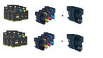 Huismerk Cartridge Set t.v.v. Brother LC-1100/980 serie, Nieuw, Cartridge, Inktmedia