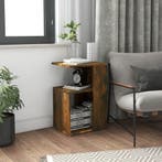 vidaXL Bijzettafel 36x30x56 cm bewerkt hout gerookt, Huis en Inrichting, Tafels | Bijzettafels, Verzenden, Nieuw, 45 tot 60 cm