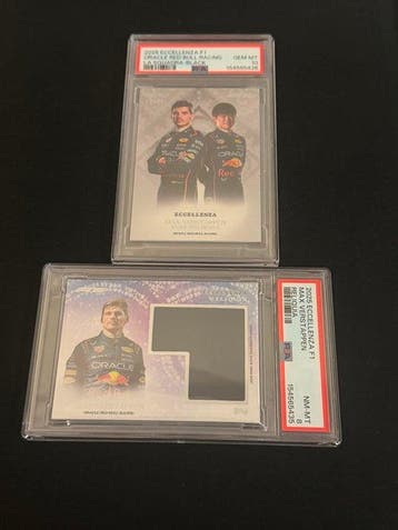 2025 Topps Eccellenza F1 Max Verstappen, yuki tsunoda, Nieuw
