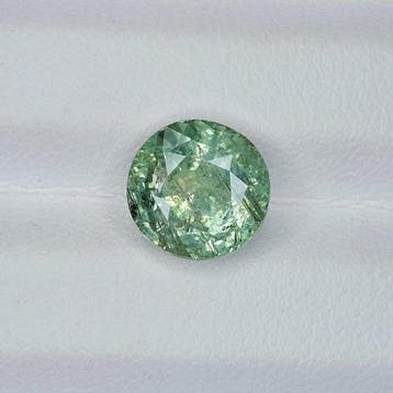 Groen Saffier - 5.88 ct - International Gemological, Nieuw
