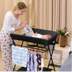 Opvouwbare Baby Aankleedtafel met Wielen en Opbergruimte, Verzenden, Nieuw
