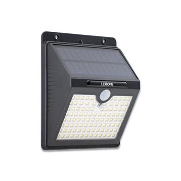 Ledisons Solar LED-wandlamp met sensor Solare zwart, Tuin en Terras, Ophalen of Verzenden, Nieuw