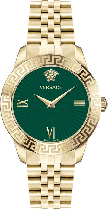 Versace VEVC00619 Greca dameshorloge 38 mm, Overige merken, Staal, Verzenden, Polshorloge
