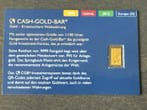 Wereld. Gold bar ND Cash Gold Bar Sprinbock, 1/100 Oz