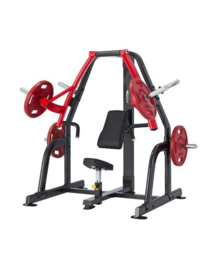 STEELFLEX PLATE LOAD SEATED DECLINE PRESS, Sport en Fitness, Fitnessapparatuur, Nieuw, Metaal, Armen, Borst, Verzenden