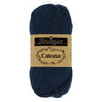 Scheepjes Catona 50g - 124 Ultramarine, Ophalen of Verzenden, Nieuw, Breien of Haken, Wol of Garen