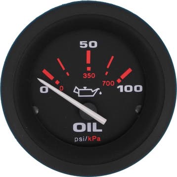 OLIEDRUK METER 0-100 PSI USA 60 MM -VEETHREE AMEGA, Ophalen of Verzenden, Nieuw, Zeilboot of Motorboot