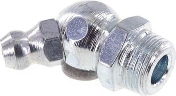 45° Haakse Smeernippel Staal M10x1 DIN 71412 [5 Stuks], Verzenden, Nieuw