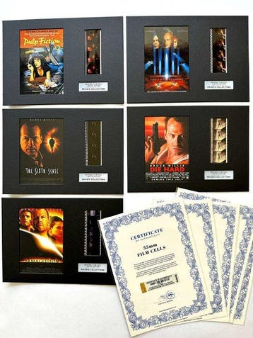 Bruce Willis – Rare Set of 5 Mounted 35mm Film Cells –, Verzamelen, Nieuw