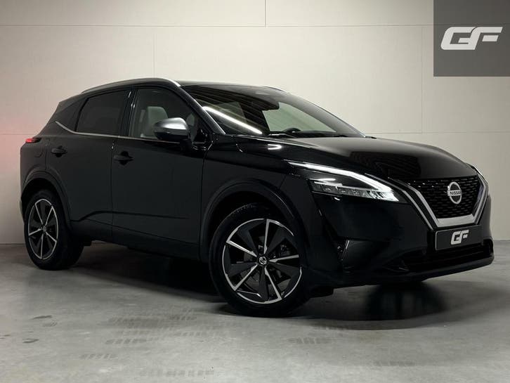 Zakelijke Lease |  Nissan QASHQAI 1.3 DIG-T Tekna+ Pano 360°, Auto's, Nissan, Dealer onderhouden, Lease, Zwart, Automaat, SUV of Terreinwagen