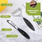 HI NATURE™ Robuuste Kwaliteit Dunschillers Set 2 -, Huis en Inrichting, Keuken | Keukenbenodigdheden, Ophalen of Verzenden, Zo goed als nieuw
