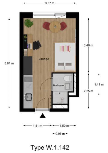 Studio te huur in Maastricht - 19 m² - 2 kamer(s) - 2 kamers, Huizen en Kamers, Kamers te huur, Maastricht