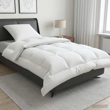 vidaXL Dekbed en Kussen Set 2 st 140x200 cm Winter 450 GSM, Huis en Inrichting, Verzenden, Nieuw, Wit
