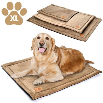 Premium Velvet Benchmat XL 105x70 cm TAUPE (Hond), Ophalen of Verzenden, Nieuw, Overige