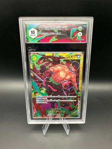 One Piece - 1 Graded card - Roronoa Zoro 118 Secret rare,, Nieuw