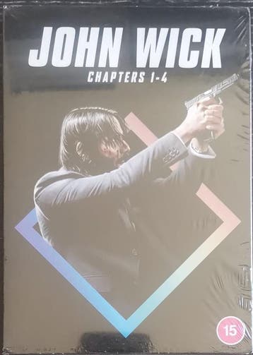 John Wick 1 - 4  - Nieuw in folie -         Gratis verzenden, Vanaf 12 jaar, Verzenden, Nieuw in verpakking, Overige genres
