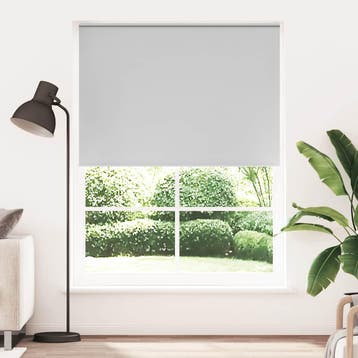 vidaXL Rolgordijn verduisterend 144,4 x 230 cm stofbreedte, Verzenden, Nieuw, Grijs