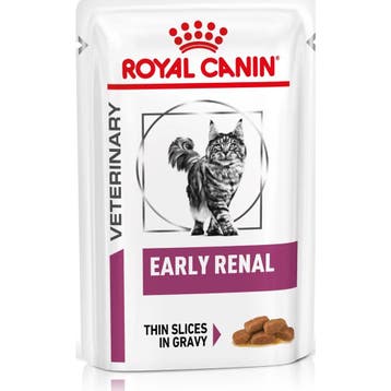 Royal Canin Veterinary Early Renal natvoer kat (in saus)..., Verzenden, Kat