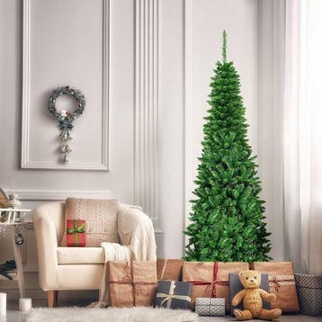 2dekans | Coast Kerstboom Potloodvormig MET Warm Witte, Diversen, Kerst, Ophalen of Verzenden, Zo goed als nieuw