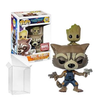 Funko Pop  Vol 2  Rocket  Groot 211 Marvel Collector Corps, Verzamelen, Verzenden, Nieuw