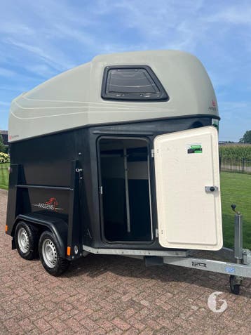Oerdegelijke Anssems 2-paards 2021! Alu bodem!, Ophalen, Zo goed als nieuw, Aluminium, 2-paards trailer