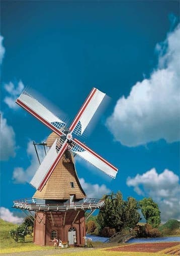 Faller H0 Windmolen 130383, Gelijkstroom of Wisselstroom, Brug, Tunnel of Gebouw, Analoog, Nieuw