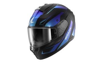 Shark Ridill 2 MEKARIUM - Zwart / Blauw, Motoren, Kleding | Motorhelmen, Nieuw met kaartje, M, Verzenden, Shark
