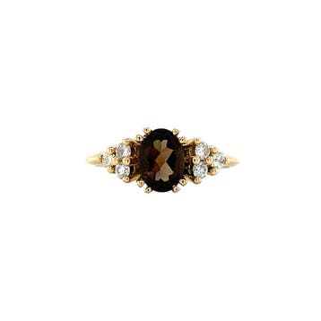 Audrey ring 14 krt - Solid Rock, Sieraden, Tassen en Uiterlijk, Ophalen of Verzenden, Nieuw