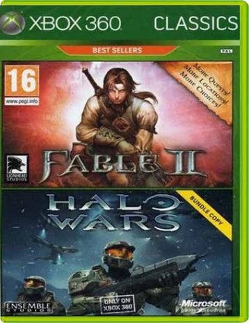 Fable II & Halo Wars (Double Pack) (Classics) [Xbox 360], Spelcomputers en Games, Ophalen of Verzenden, Nieuw