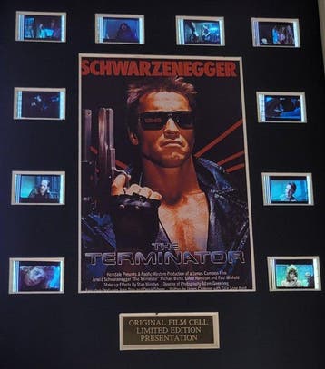 Terminator - Framed Film Cell Display with COA, Nieuw