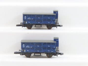 Märklin Z - 80823 - Modeltrein goederenwagon (2) - 2x, Hobby en Vrije tijd, Nieuw