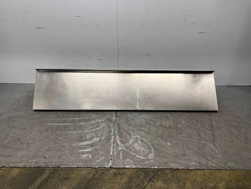 RVS Wandschap Schap met gelaste beugels 224 x 50 cm Horeca, Zakelijke goederen, Ophalen of Verzenden, Gebruikt