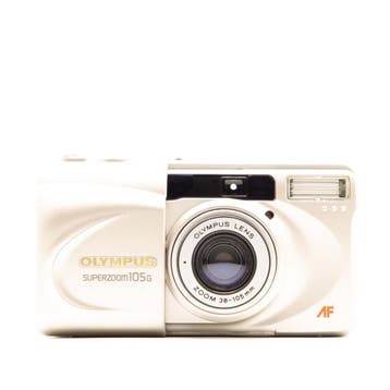 Olympus Superzoom 105G 35mm Point and Shoot Film Camera - Zi, Audio, Tv en Foto, Verzenden, Zo goed als nieuw