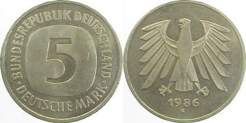 5 Dm Brd 1986f (MuntenenBankbiljetten-Duitslandvanaf1871), Verzenden