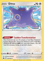 Ditto 107/159 Holo Crown Zenith, Ophalen of Verzenden, Nieuw, Losse kaart, Foil