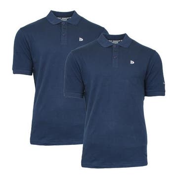 Donnay Donnay Heren - 2-Pack - Polo shirt Noah - Navy, Verzenden, Nieuw