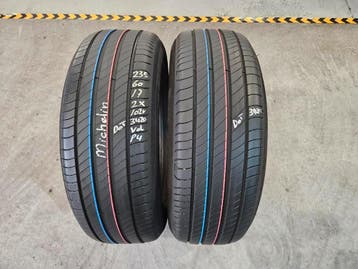235/60/17 102V VOL MICHELIN ZOMERBANDEN 6,5MM PROFIEL 2X, Ophalen, Gebruikt, 17 inch, 235 mm