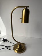 Gebogen tafellamp - Verguld messing - tafellamp