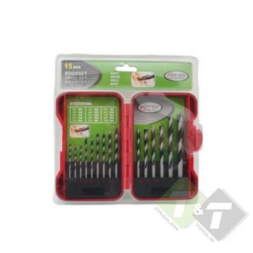 Borenset Hout, Boorset 15 Dlg, Hofftech, Ophalen of Verzenden, Nieuw