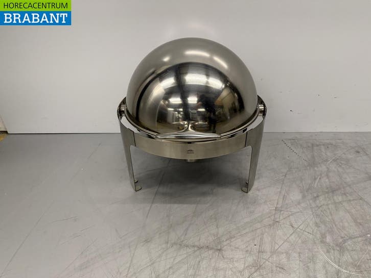RVS Olympia Rolltop Chafingdish Rond Horeca, Zakelijke goederen, Horeca | Keukenapparatuur, Nieuw zonder verpakking, Ophalen of Verzenden