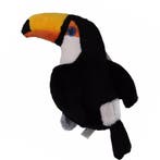 Pluche toekan tropische vogel knuffel 14 cm - Knuffel vogels, Verzenden, Nieuw